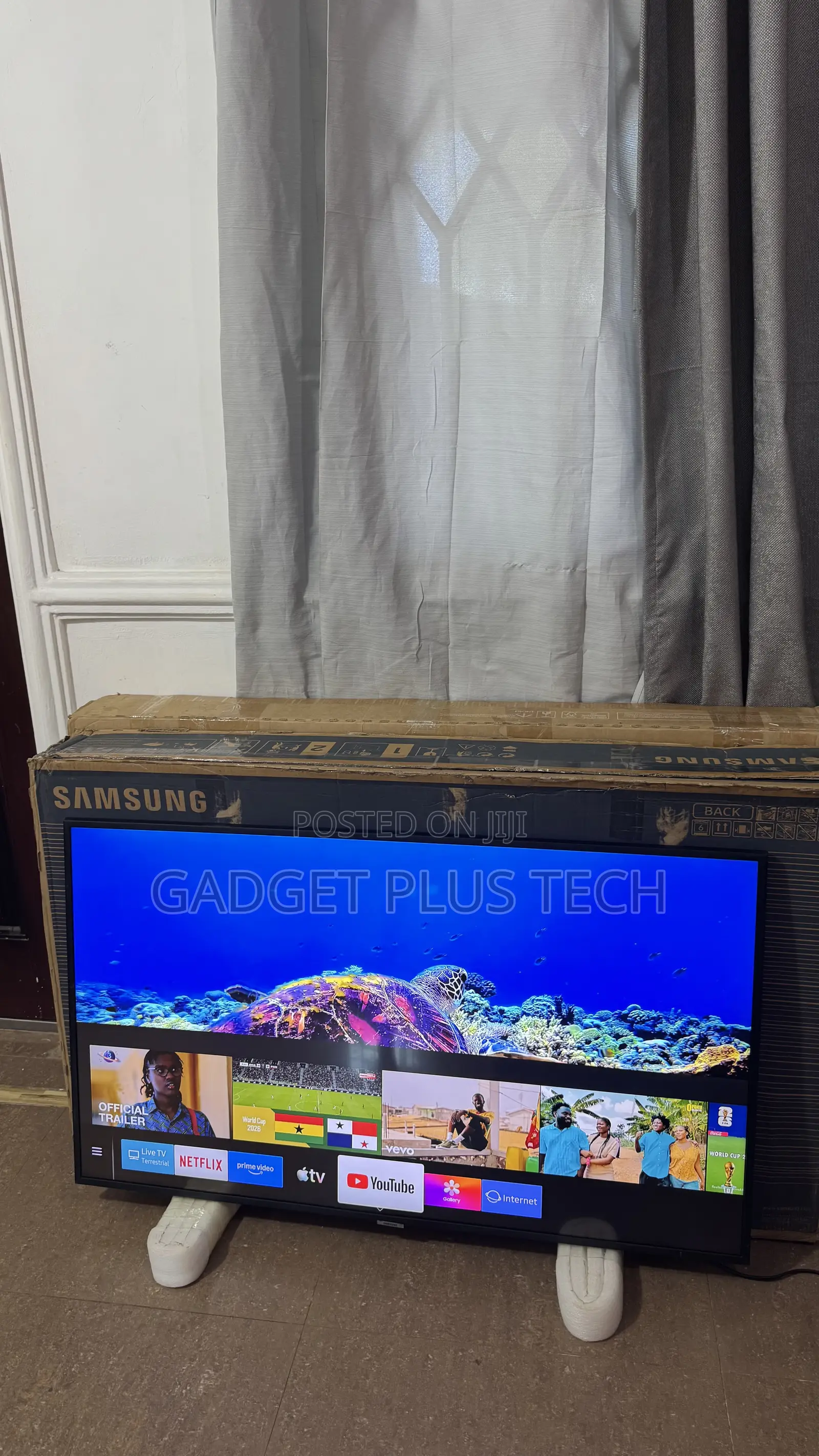 Home Used 50” Samsung Uhd Smart Tv