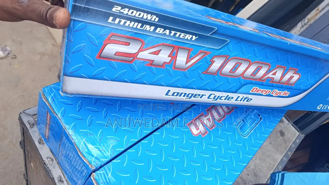24v 100ah Lithium Battery