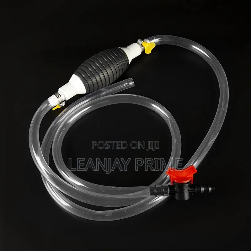 Manual Fuel Transfer Pump Kit | Petrol, Diesel Water Siphon Hose