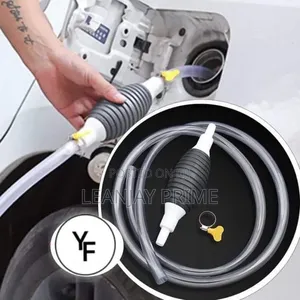 Manual Fuel Transfer Pump Kit | Petrol, Diesel Water Siphon Hose
