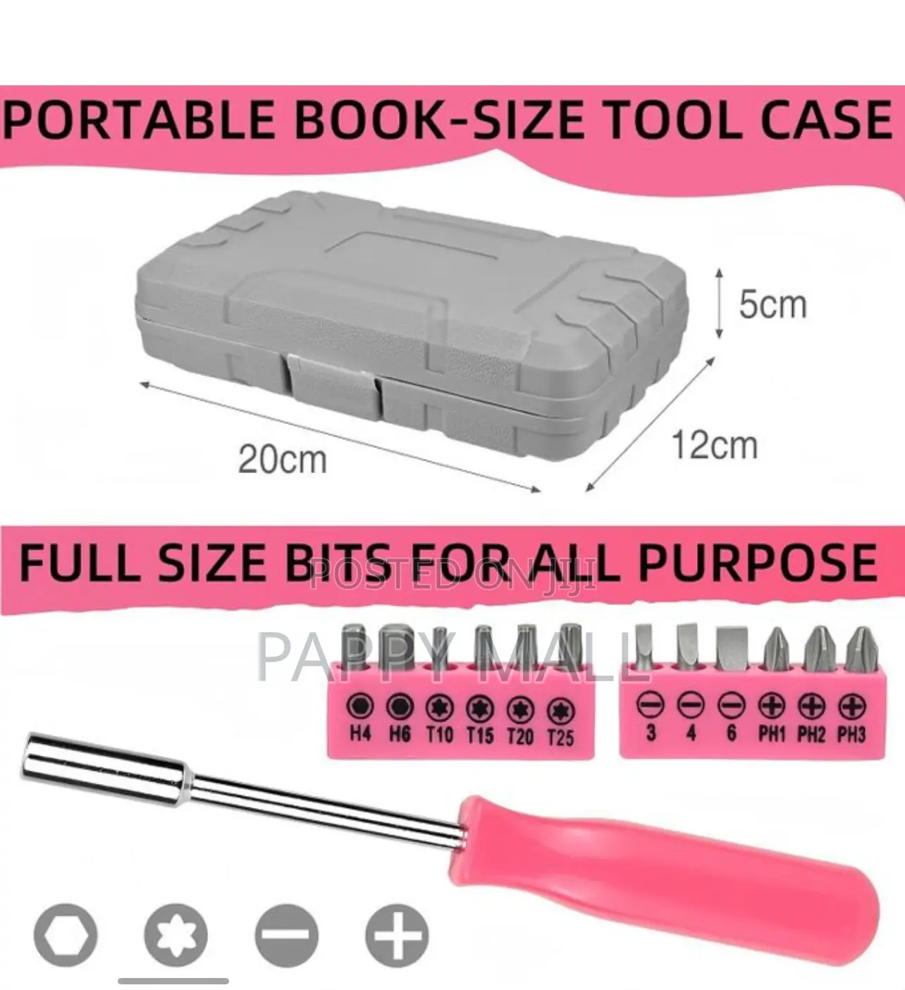 Portable Multi-Purpose Screwdriver Set – Compact Precision