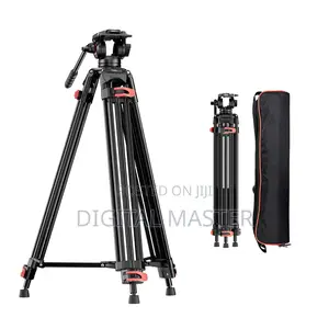 Coman Df16ls Heavy Duty Video Tripod With Fluid Head