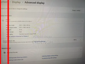 Aoc 24v5c2 24" Full Hd 100hz | Ips Panel Hdmi With Line on Screen