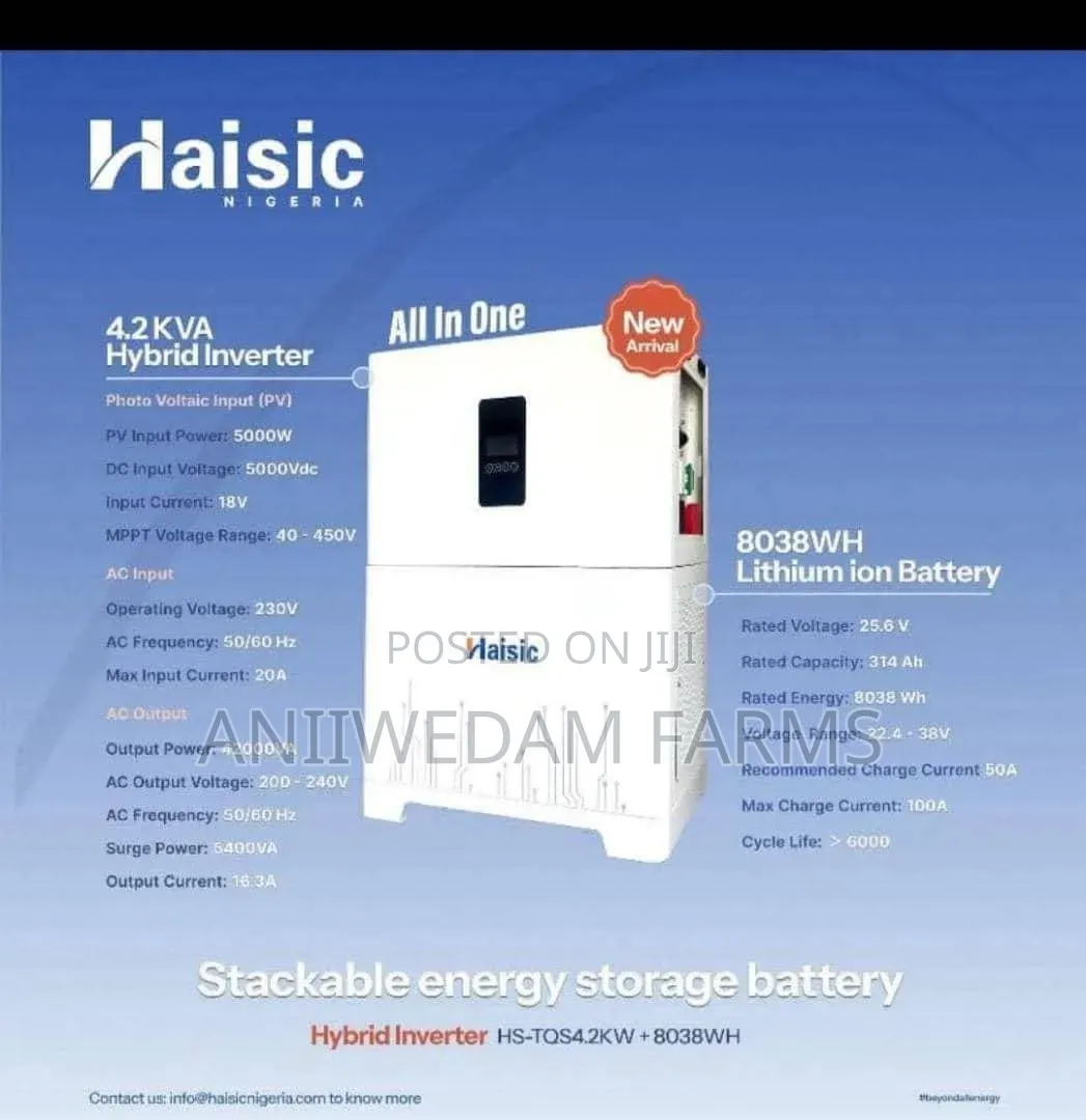 Haisic 4.2kva 8kwh All in One
