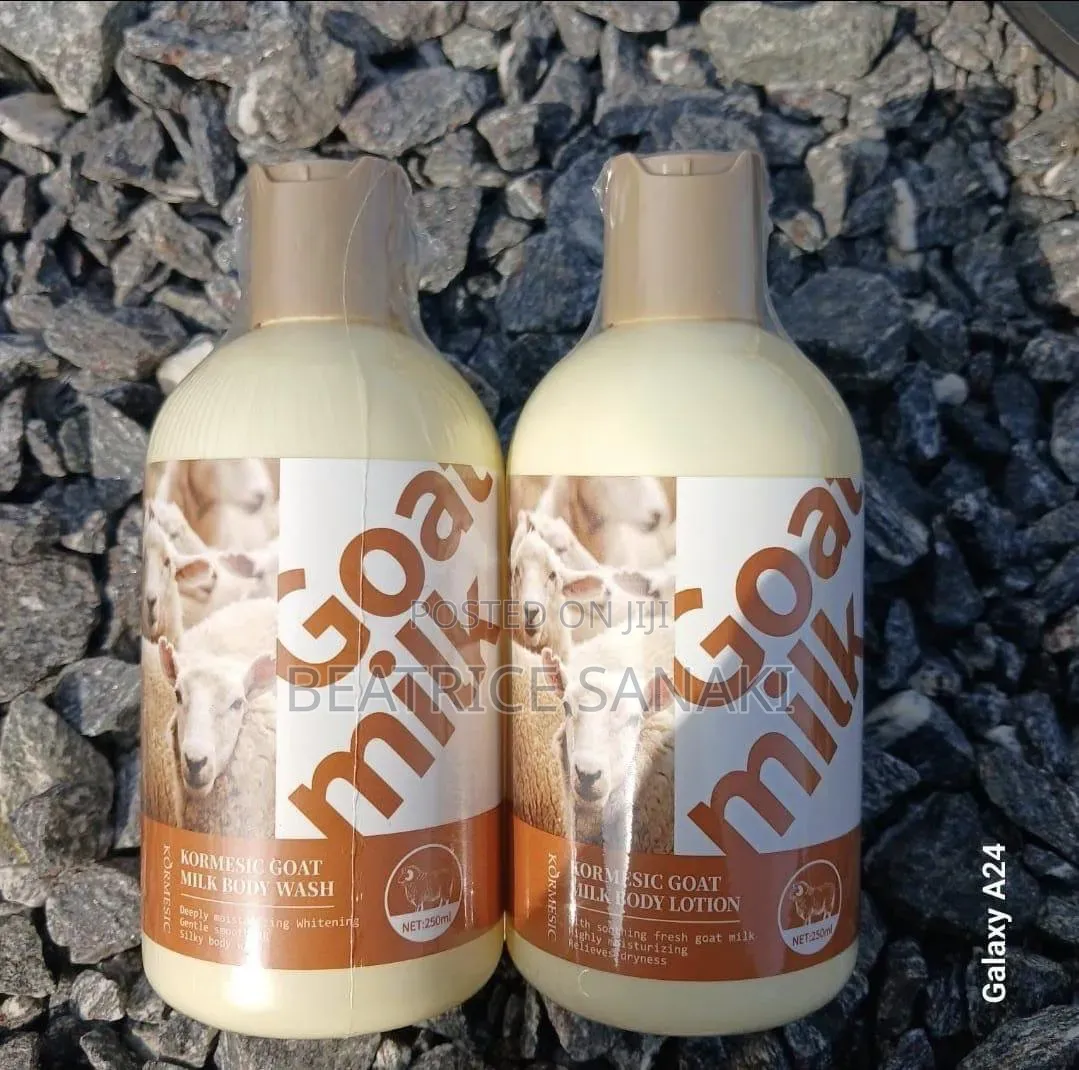 Goat Milk Shower Gel and Body Lotion