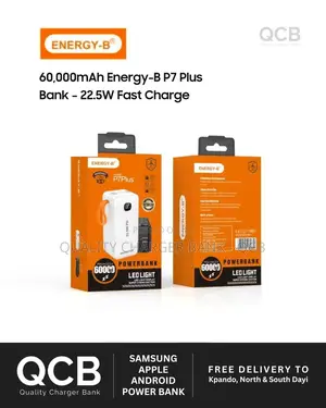 60,000mah Energy-b P7 Plus Power Bank –
