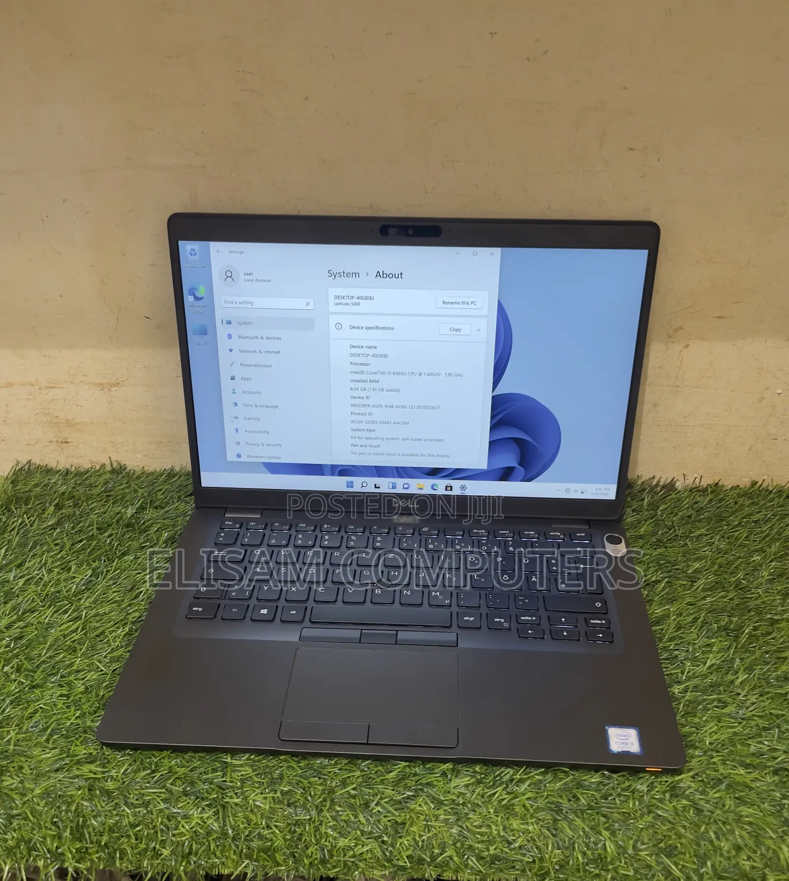 Laptop Dell Latitude 5400 8GB Intel Core i5 SSD 256GB