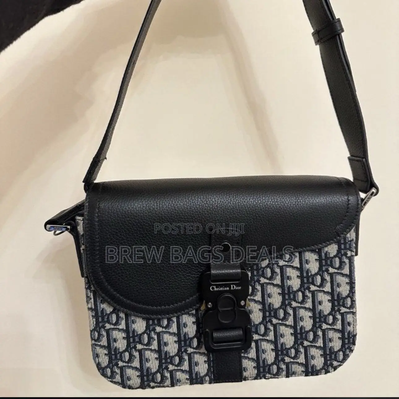 Branded Quality Leather Dior Side Bag.
