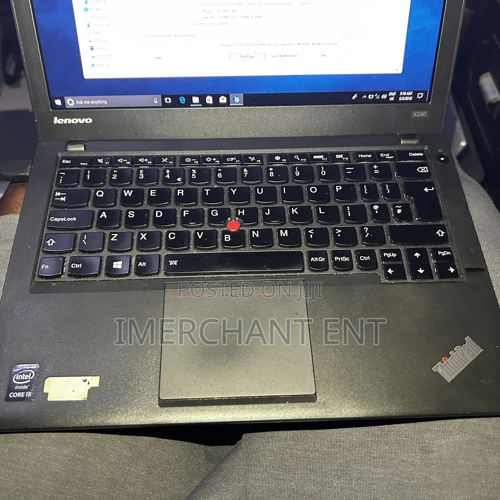 Laptop Lenovo ThinkPad X240 4GB Intel Core i5 HDD 500GB