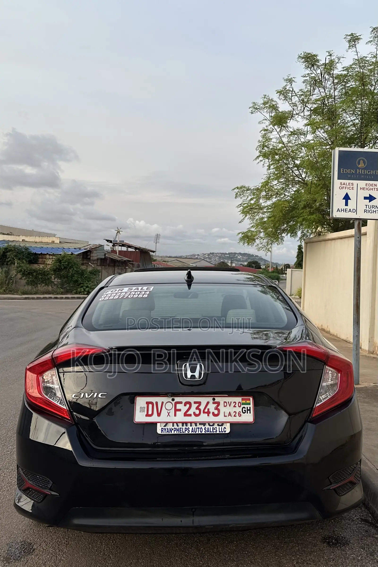 Honda Civic EX-T Sedan 2018 Black
