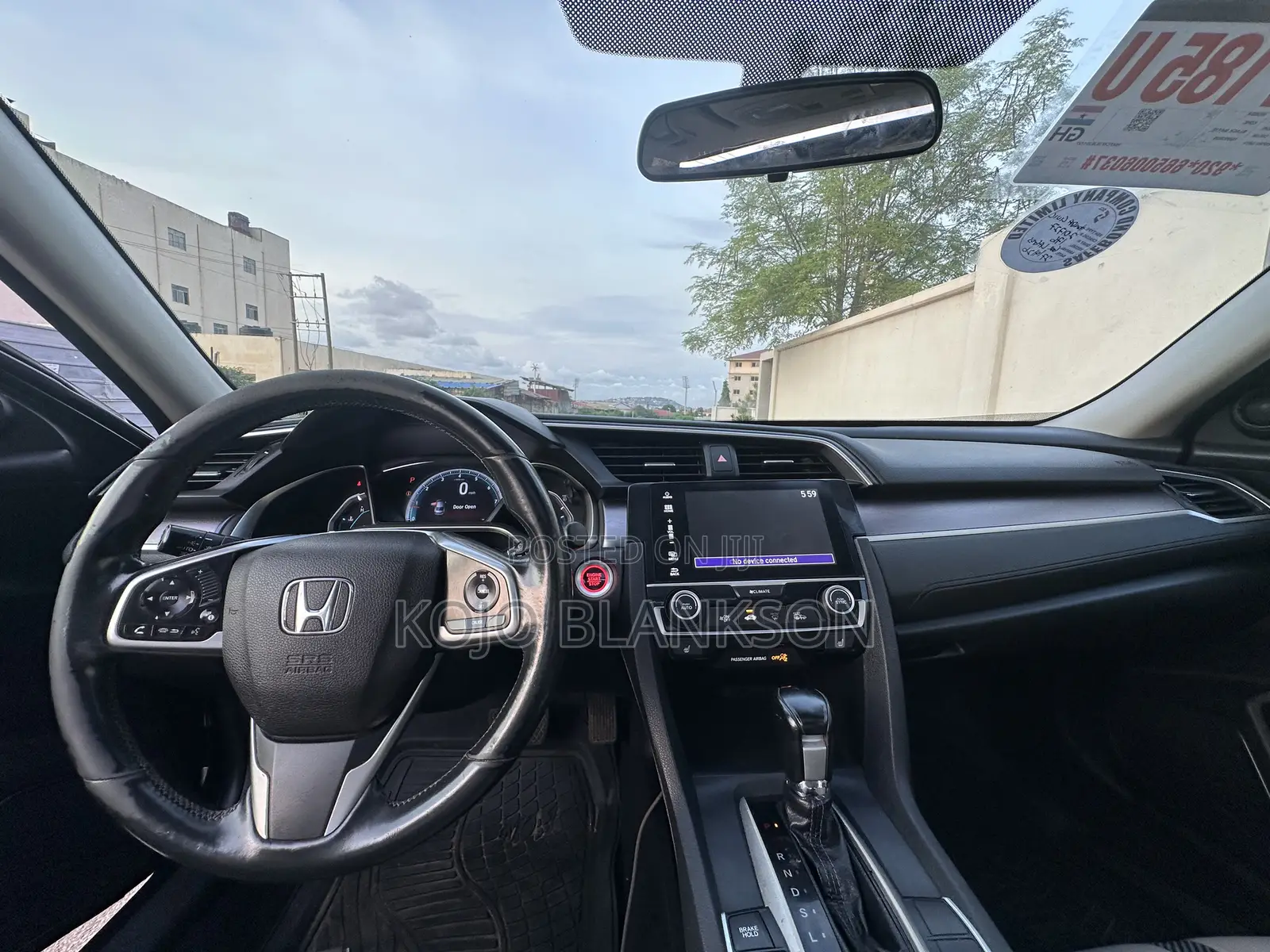 Honda Civic EX-T Sedan 2018 Black