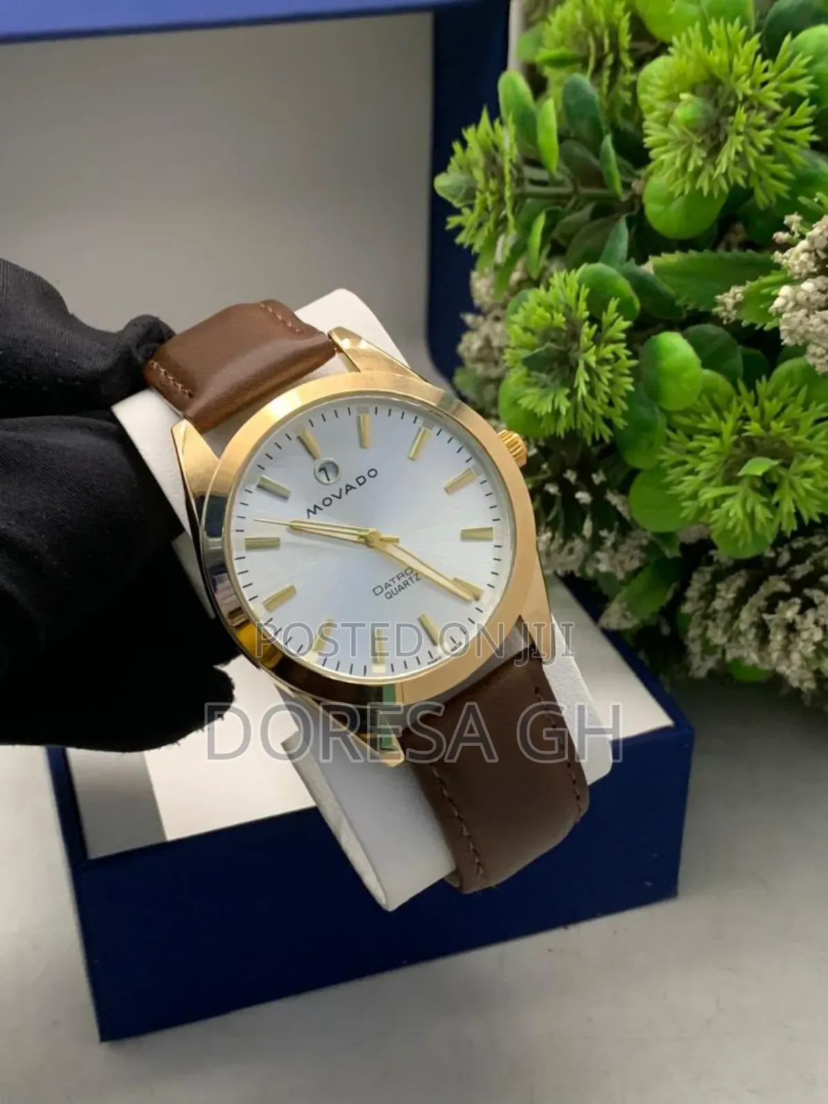 Movado Leather Watch for Men – Classic Everyday Timepiece