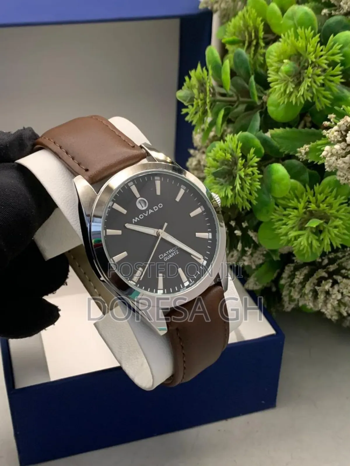 Movado Leather Watch for Men – Classic Everyday Timepiece