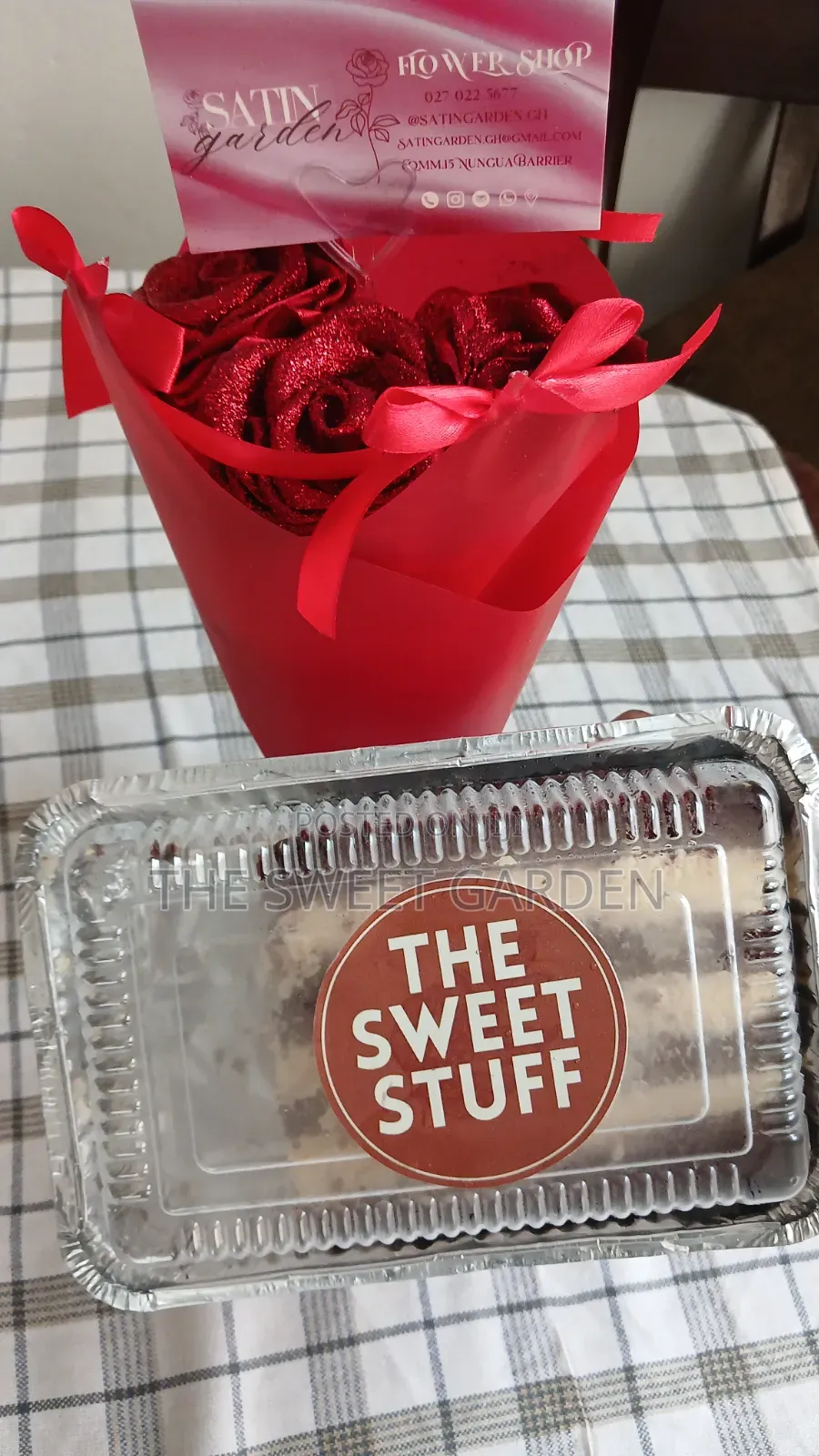 Cake Bouquet Gift Set