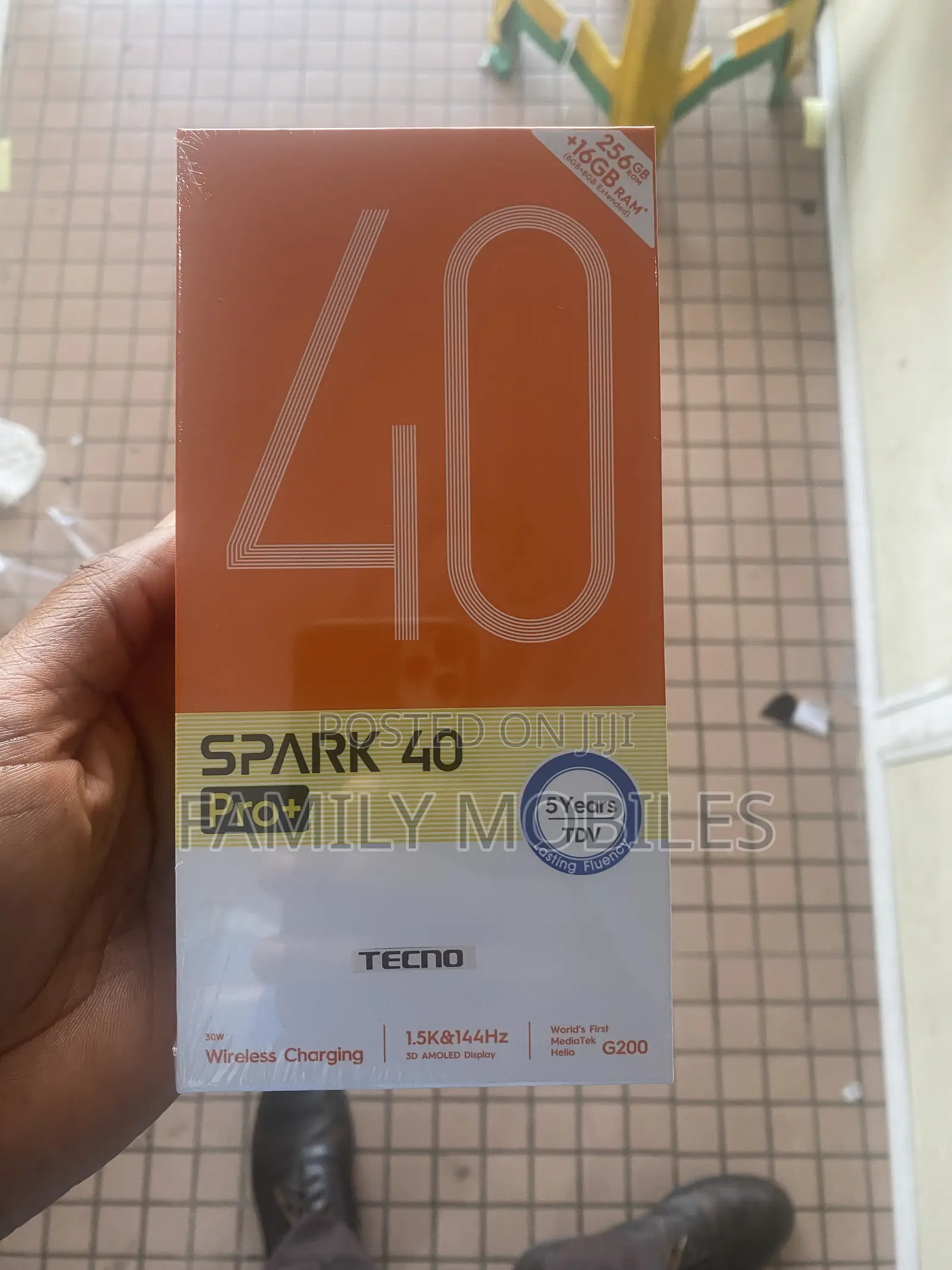 New Tecno Spark 40 Pro+ 256 GB Gray