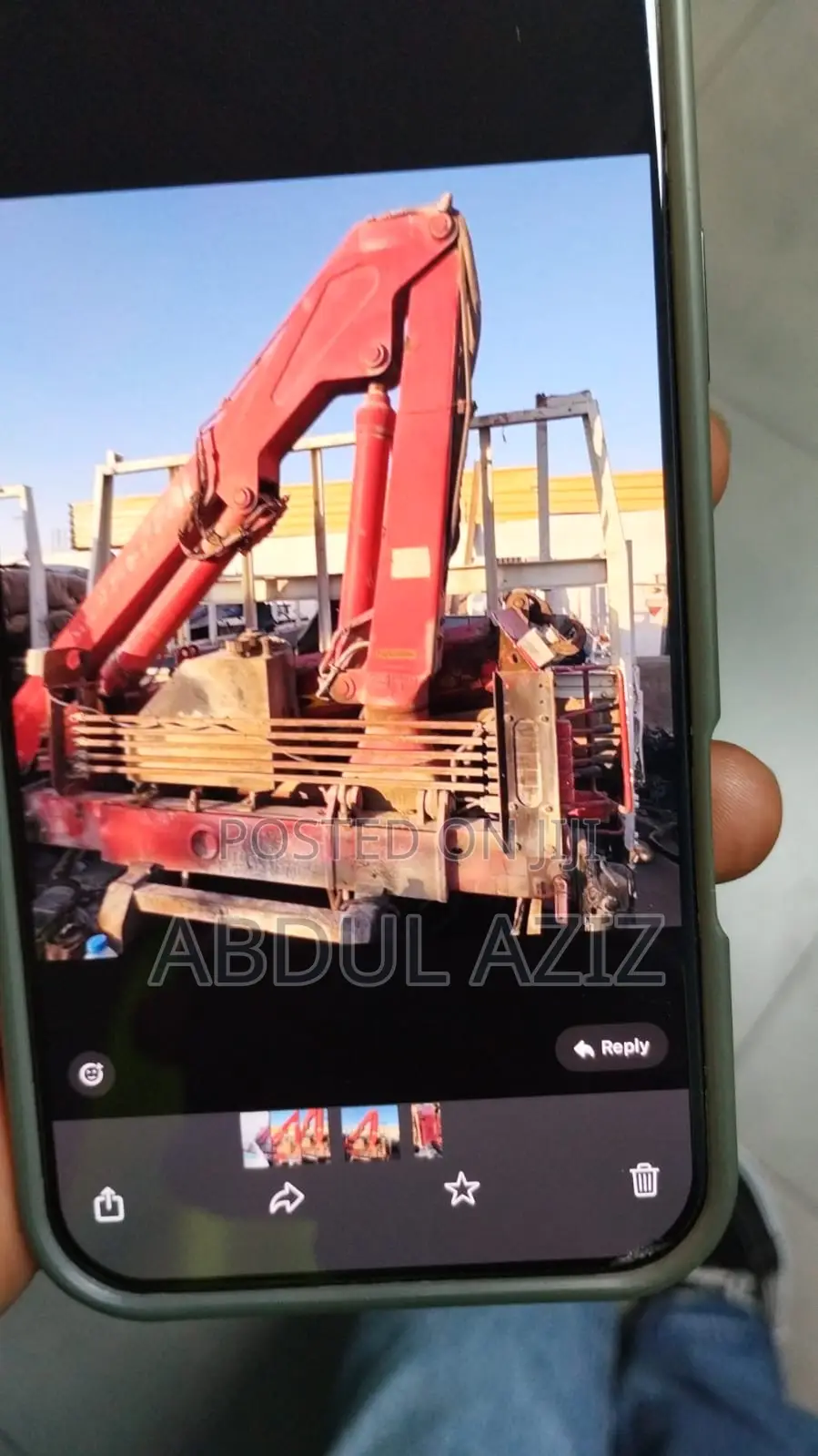 Crane Hiab 2.5-Ton Foreign Used