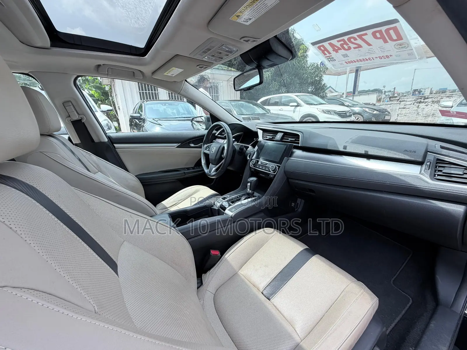 Honda Civic Touring 4dr Sedan (1.5L 4cyl) 2017 Black