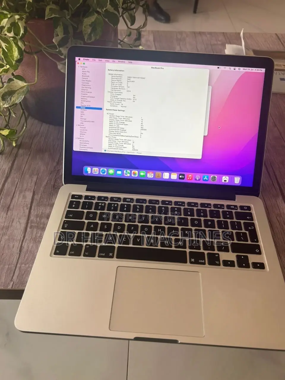 Laptop Apple MacBook Pro 2015 8GB Intel Core i5 SSD 128GB