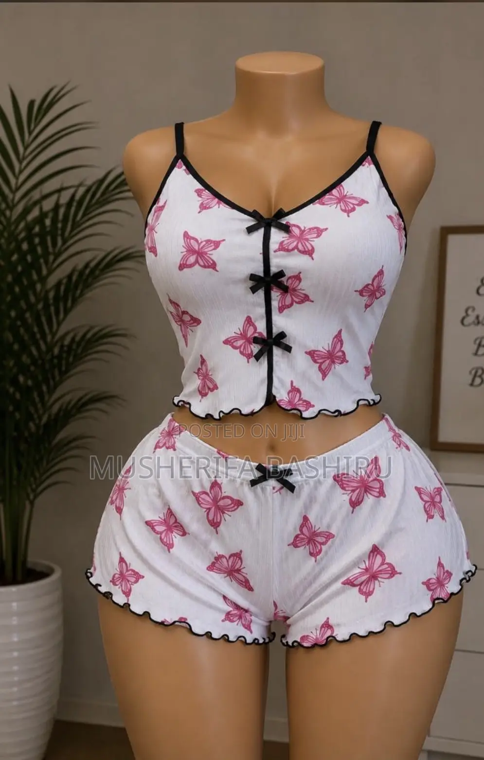 Butterfly Pattern Nightwear