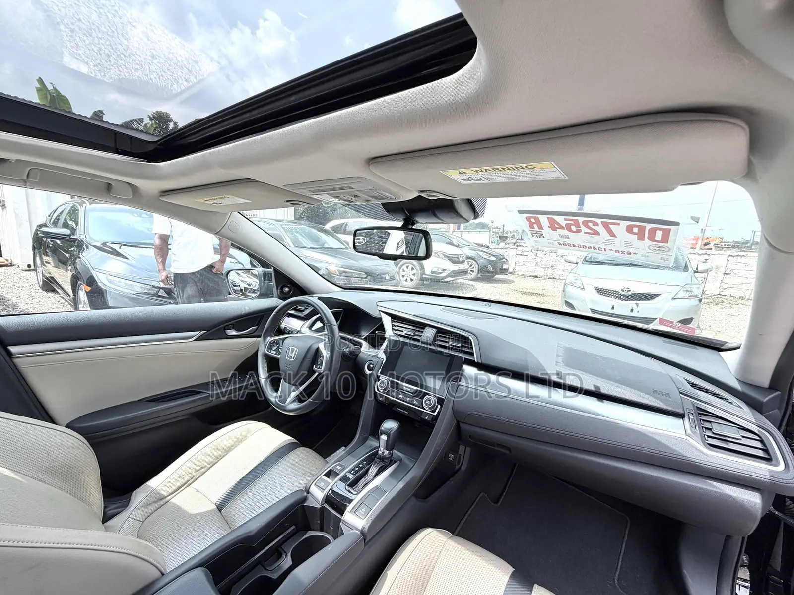 Honda Civic Touring 4dr Sedan (1.5L 4cyl) 2017 Black