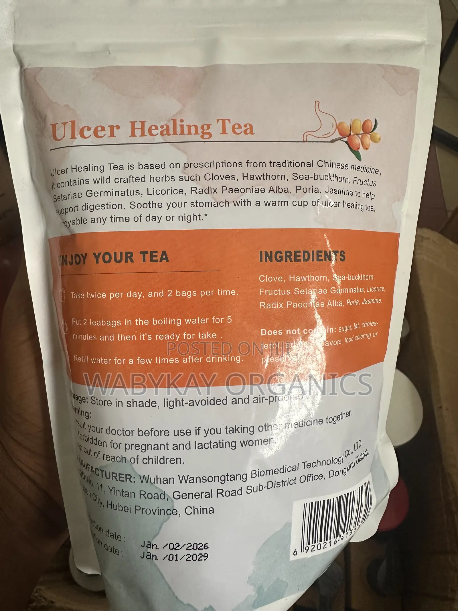 Ulcer Healing Tea 30 Teabags