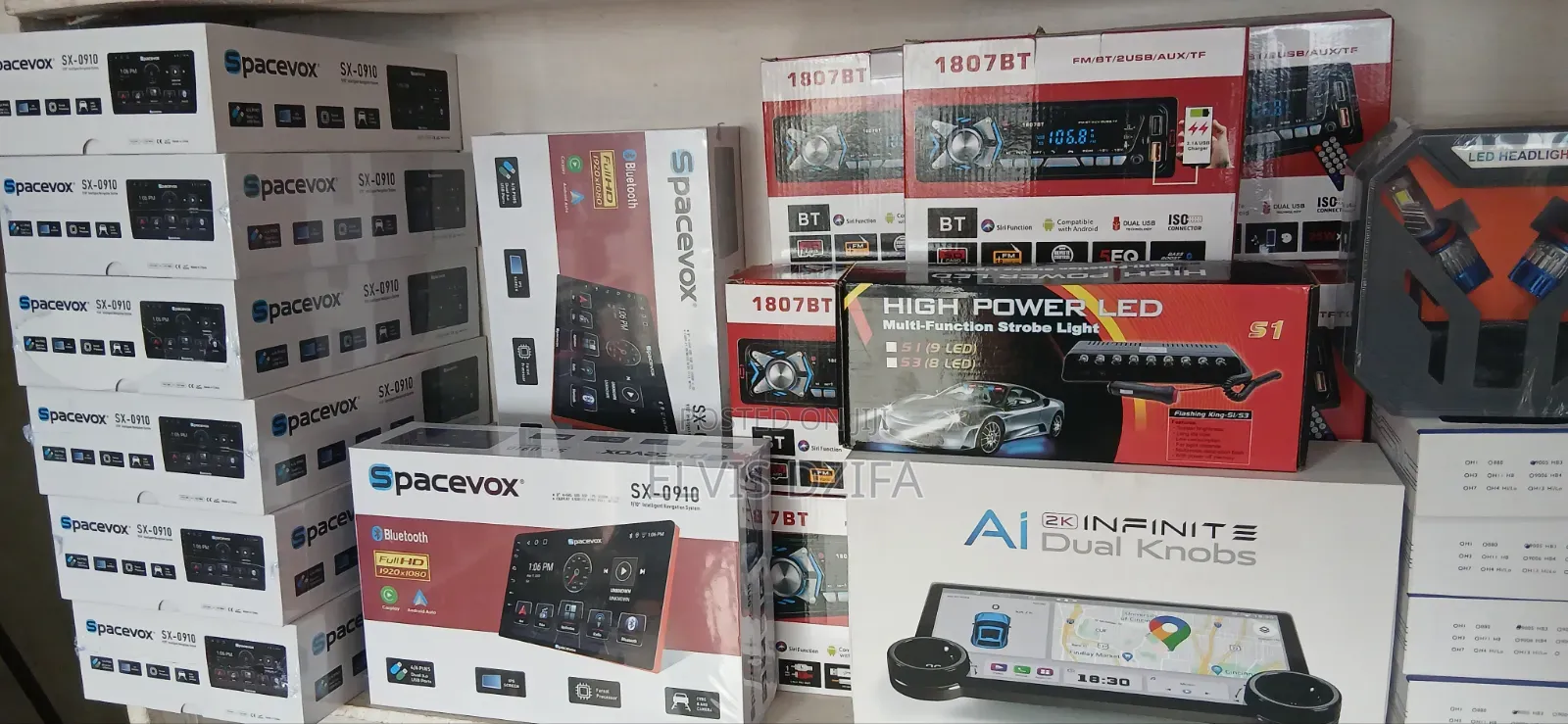 Car Auto Parts and Android Screens Systems and Led Lights