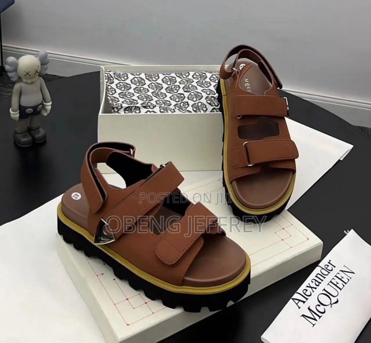 Original Alexander McQueen Sandals Brown