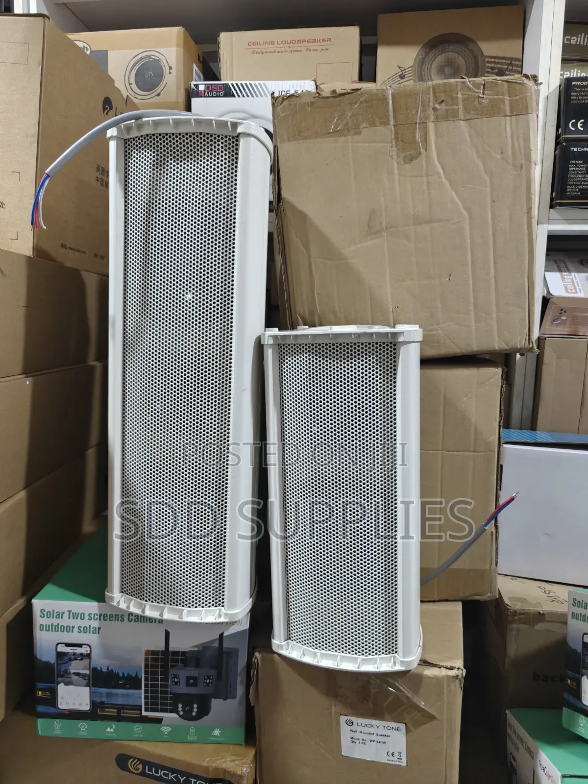 Brand New Waterproof Metal Body Columns Surface Mount Speakers 60 Watt
