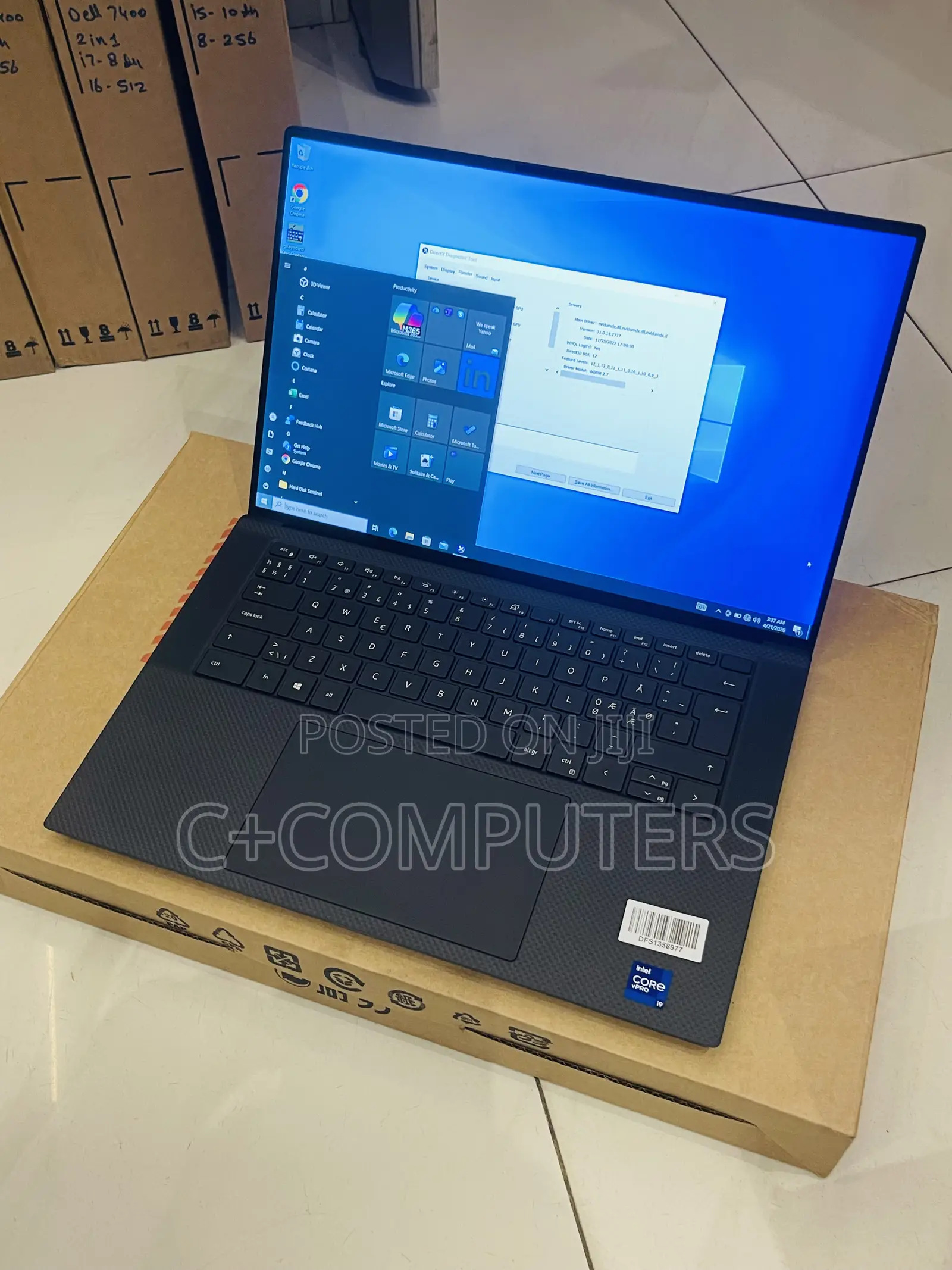 New Laptop Dell Precision 5560 32GB Intel Core i9 SSD 512GB