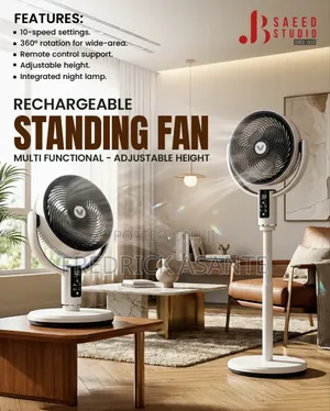 F3 Multi-Functional Floor Standing Circulation Rechargeable Fan