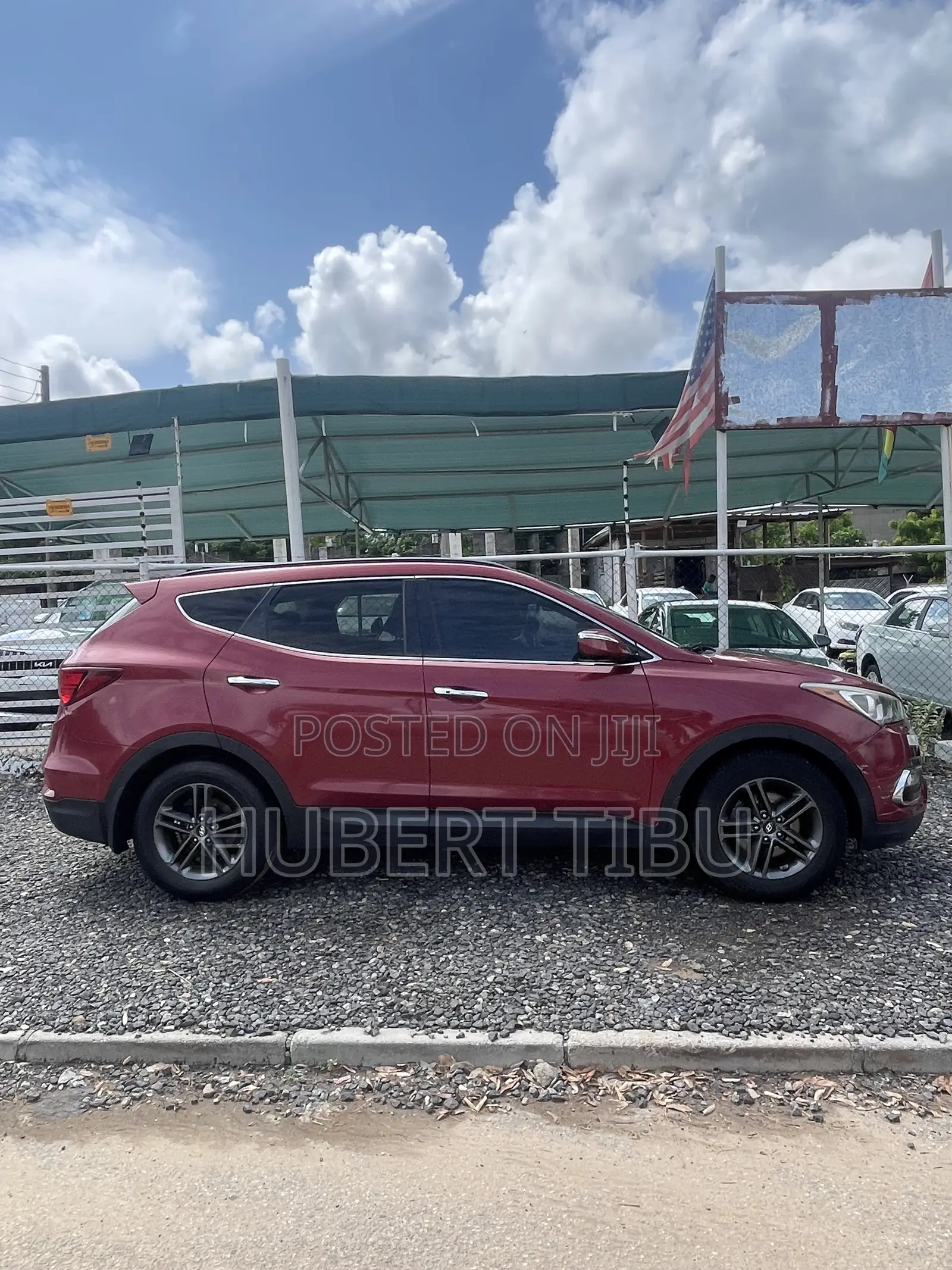 Hyundai Santa Fe 2017 Red
