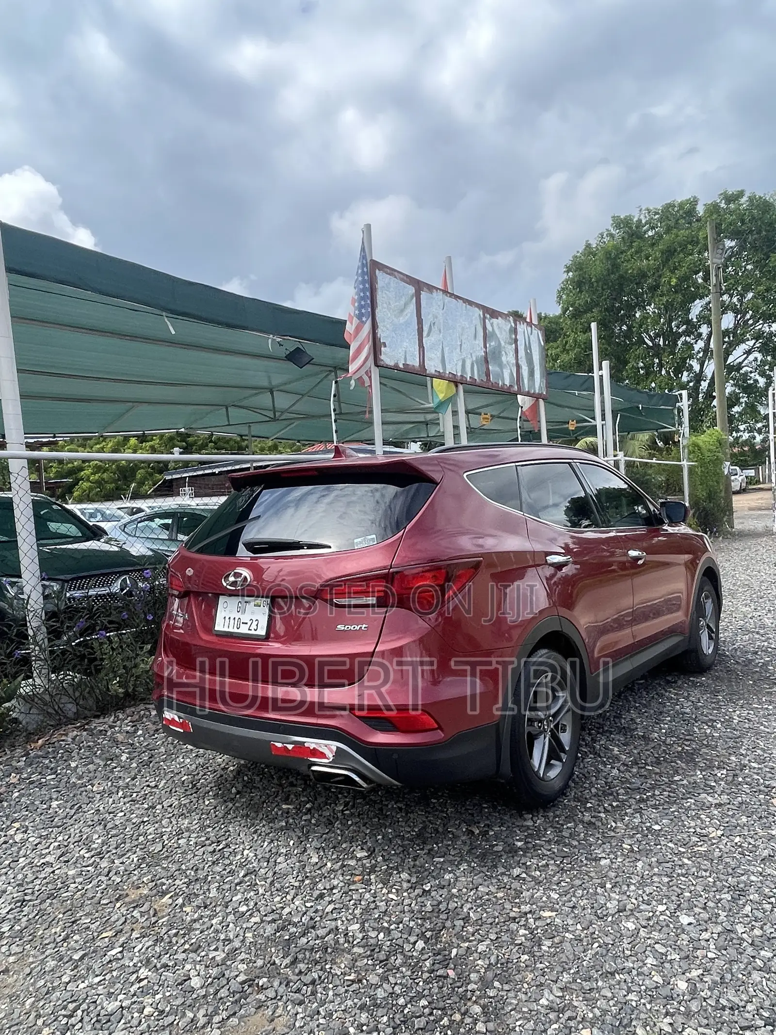 Hyundai Santa Fe 2017 Red