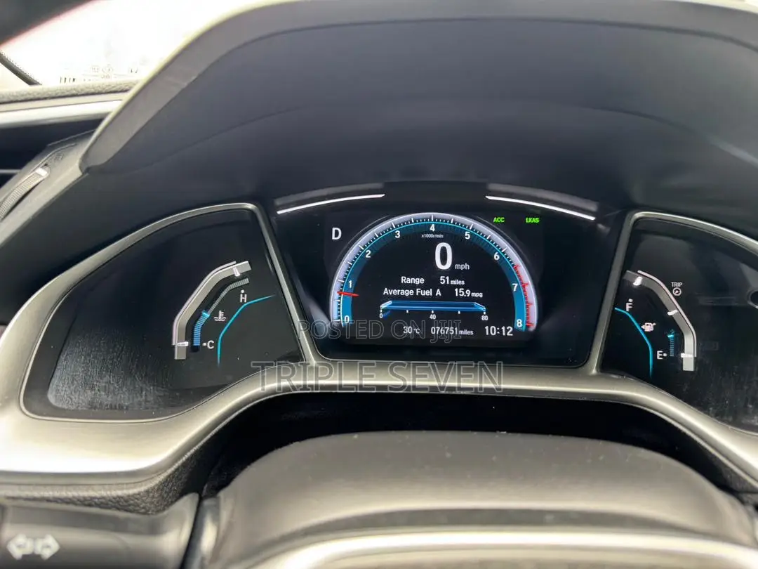 Honda Civic Touring Sedan 2019 White