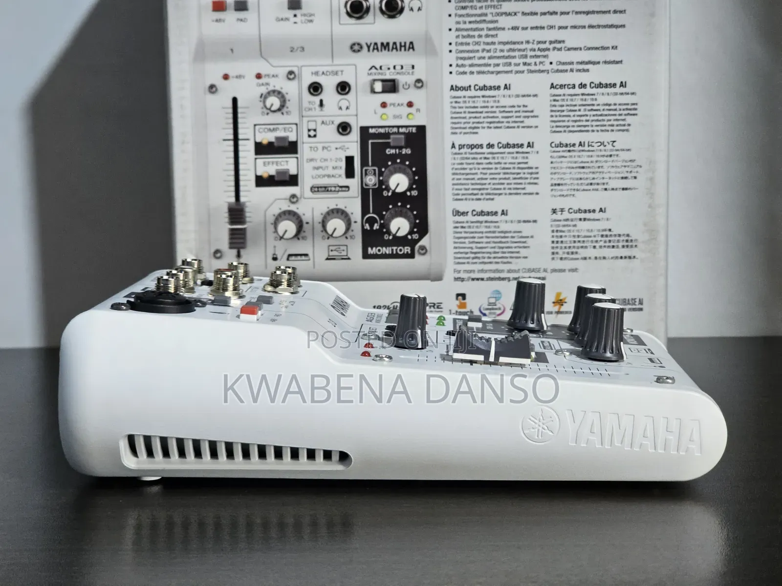 Yamaha Ag03 Mixing Console