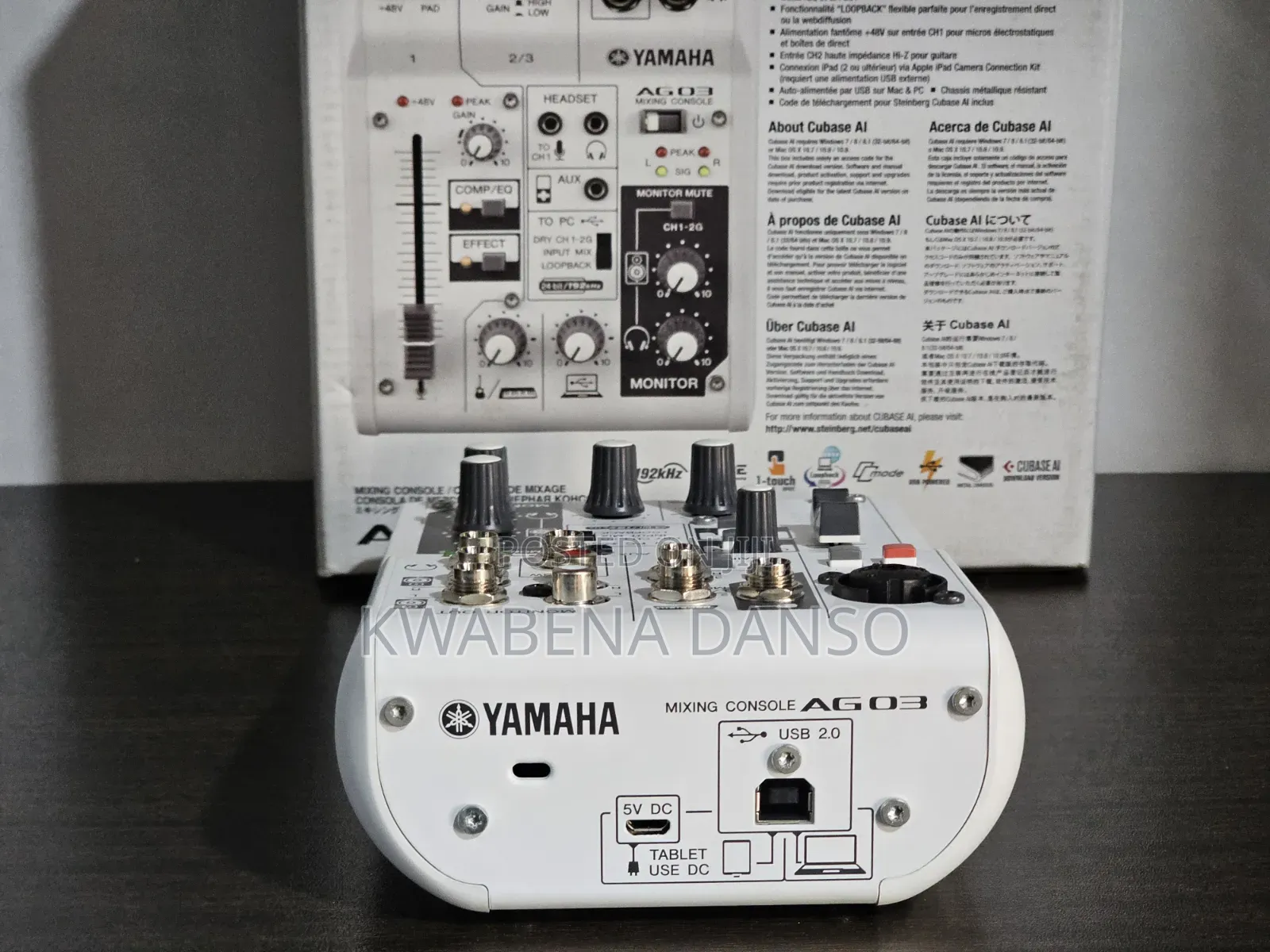 Yamaha Ag03 Mixing Console