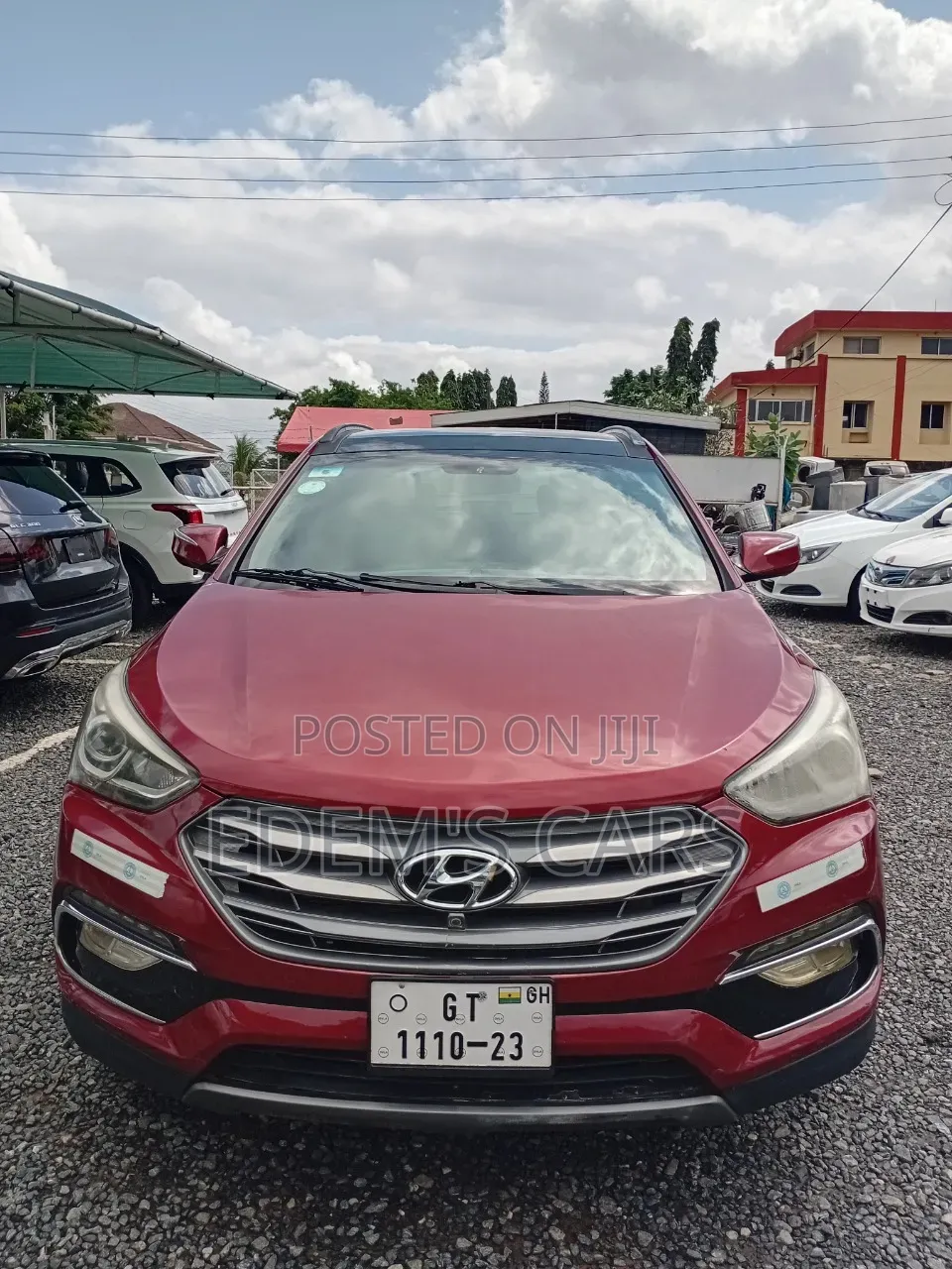 Hyundai Santa Fe 2017 Red