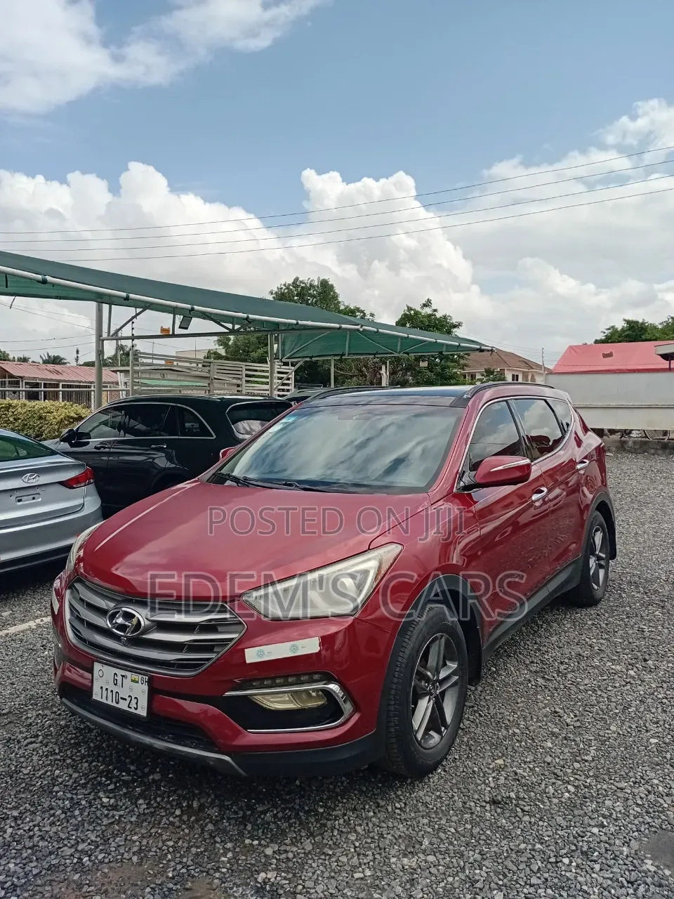 Hyundai Santa Fe 2017 Red