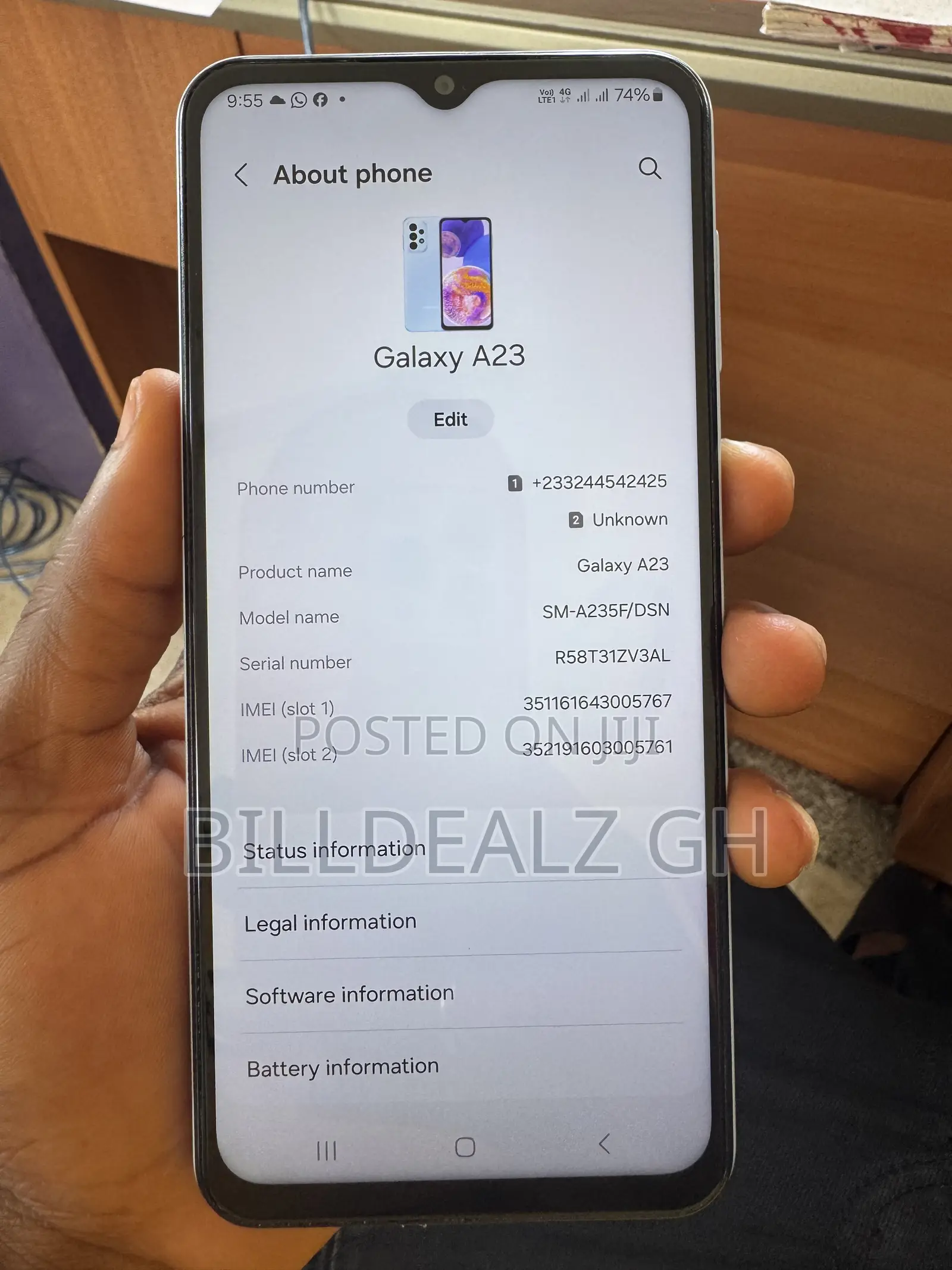 Samsung Galaxy A23 5G 128 GB Blue