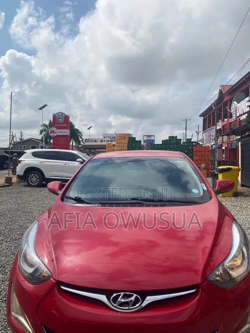 Hyundai Elantra 2015 Red