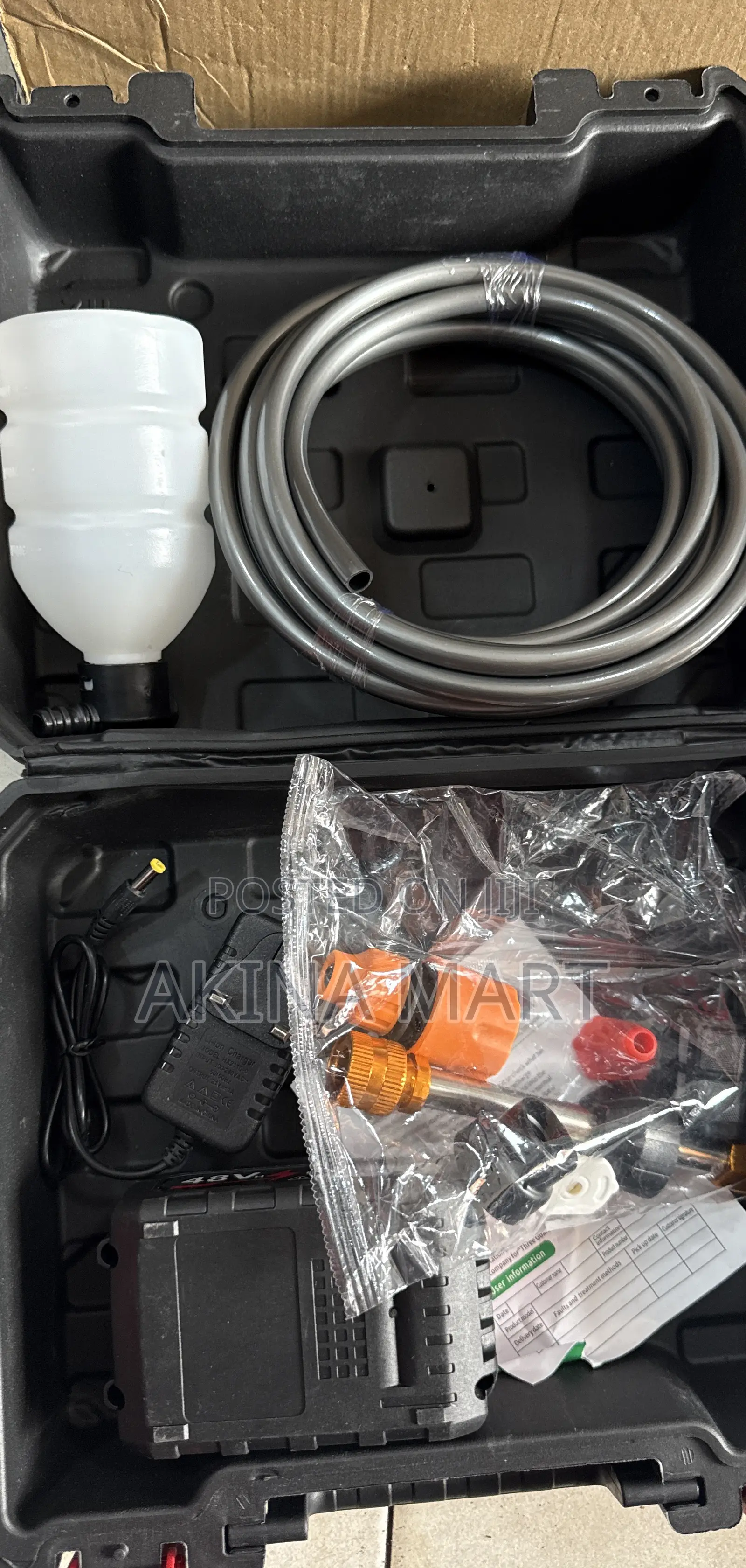 Cordless Car Wash Pressure Washer Portable Car Wash Kit