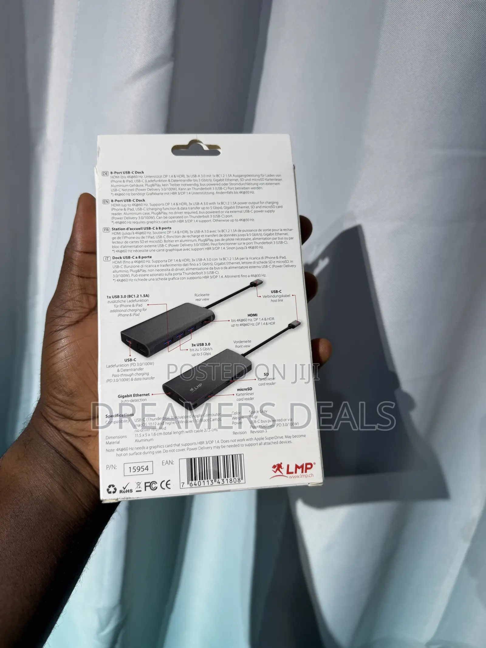 LMP Usb-C Mini Dock 8-Port Usb-C Dock