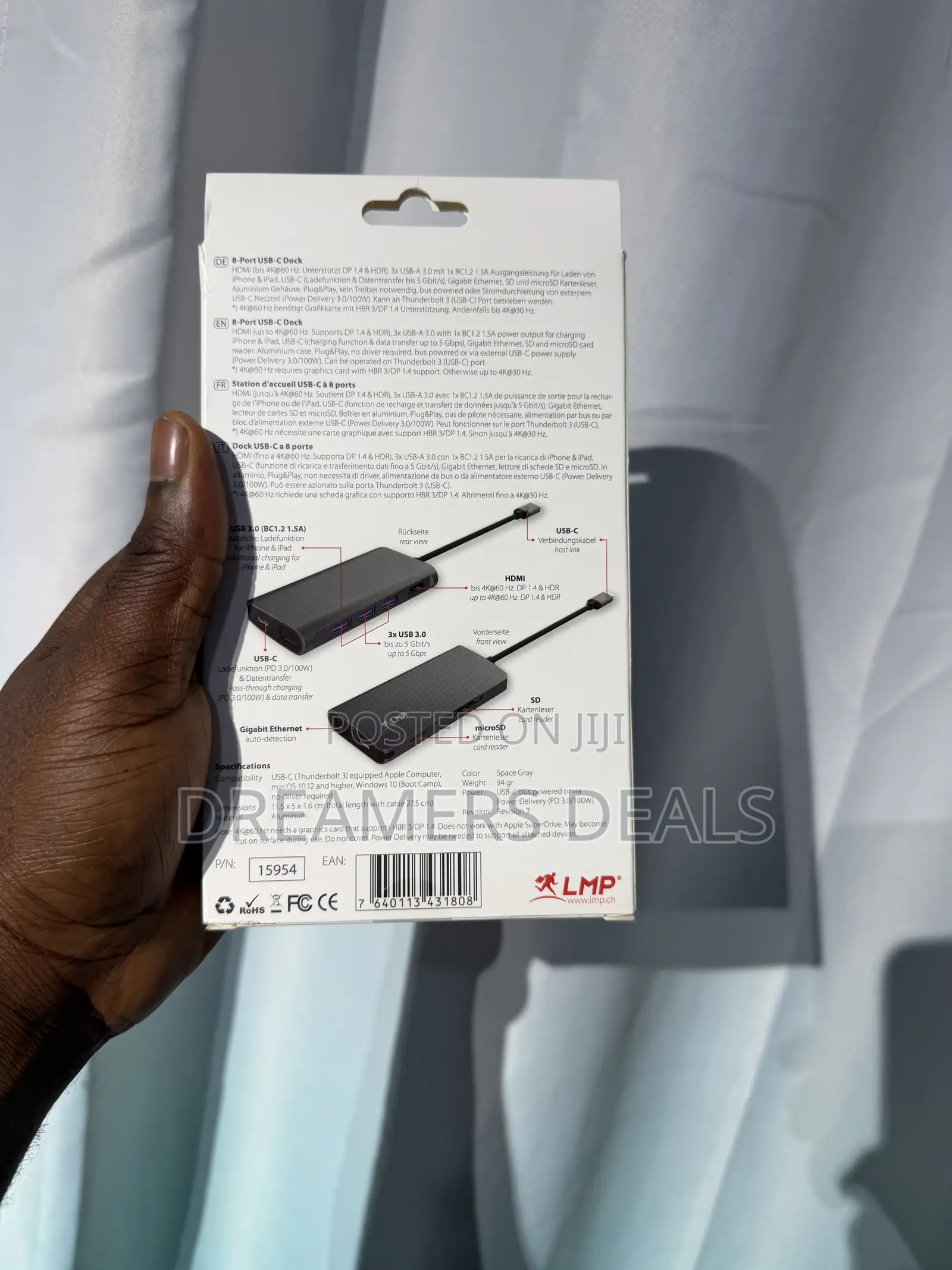 LMP Usb-C Mini Dock 8-Port Usb-C Dock