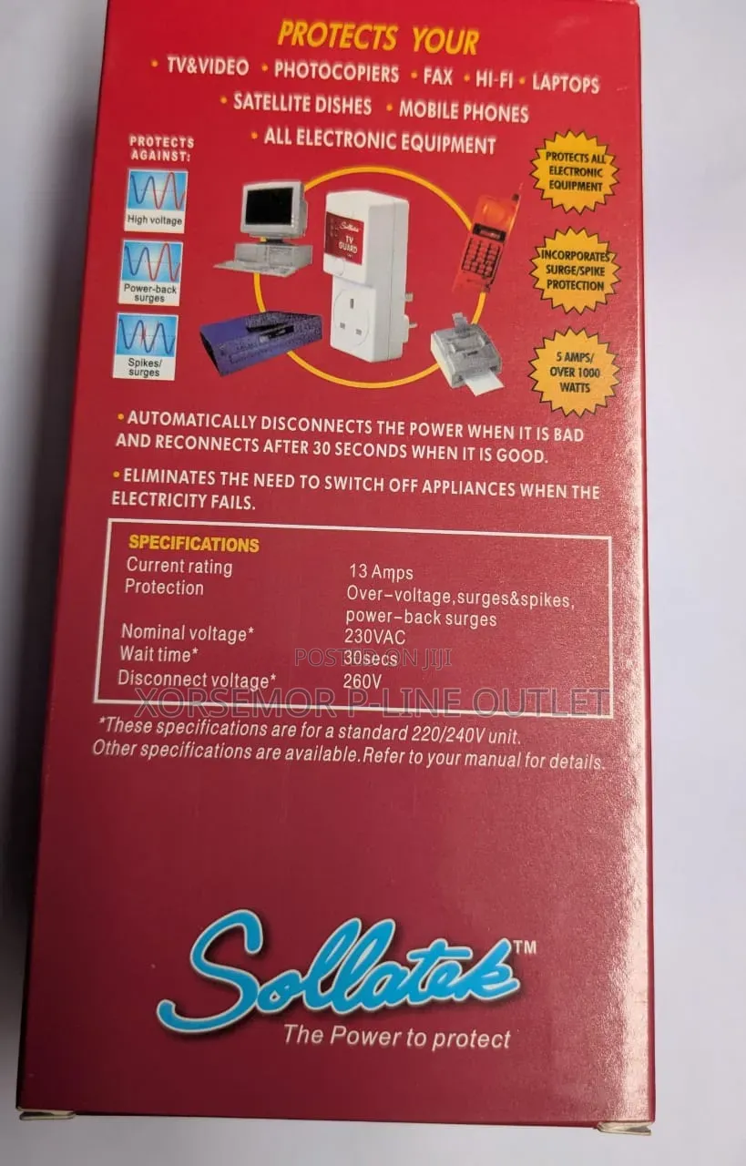 Sollatek Tv Guard 13amps