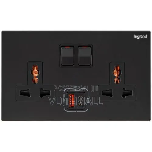 Legrand Double Socket With Usb-type C