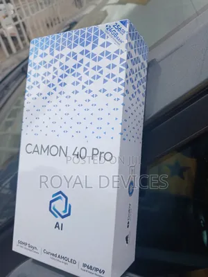 New Tecno Camon 40 Pro 5G 256 GB Black