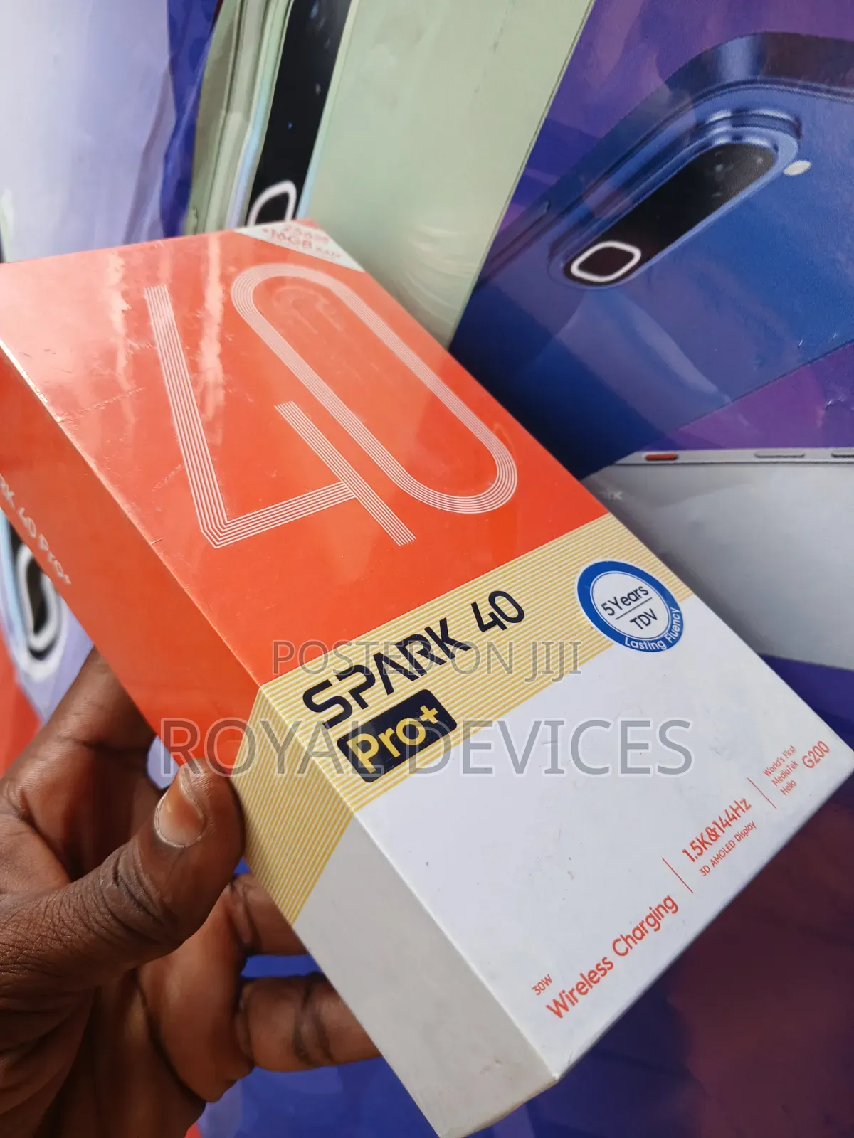 New Tecno Spark 40 Pro+ 256 GB Black