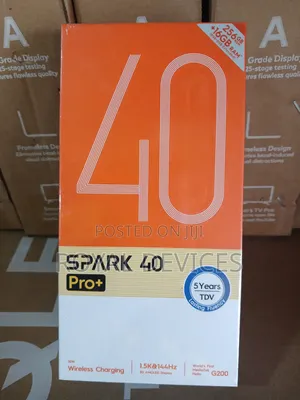 New Tecno Spark 40 Pro+ 256 GB Black