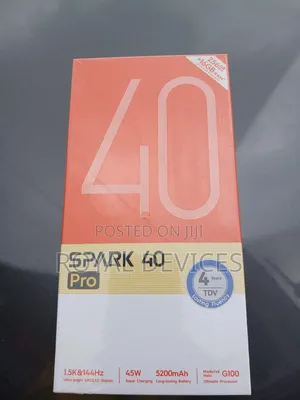 New Tecno Spark 40 Pro 256 GB