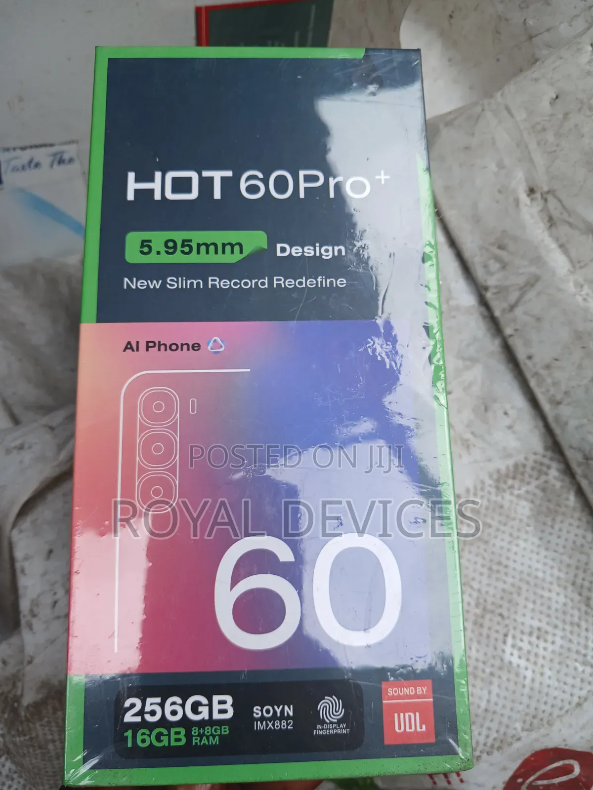 New Infinix Hot 60 Pro+ 256 GB