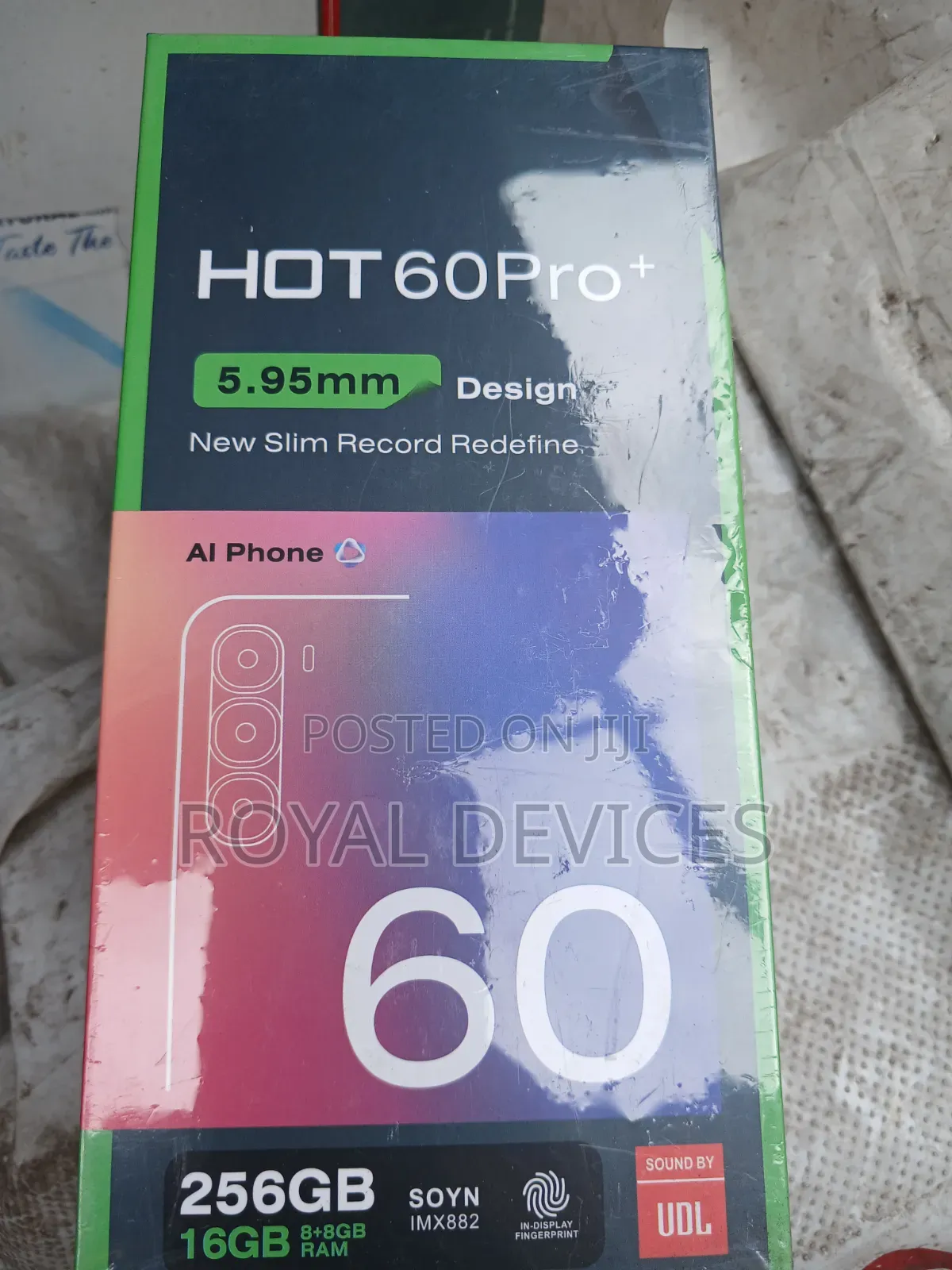 New Infinix Hot 60 Pro+ 256 GB
